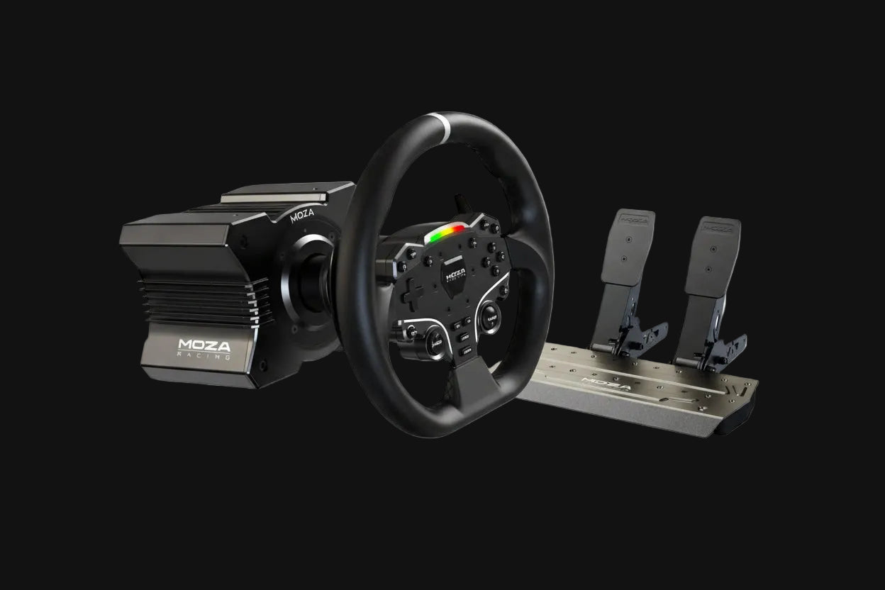 Moza Racing R5 3-in-1 Bundle (Wheel Base, Wheel, Pedal)