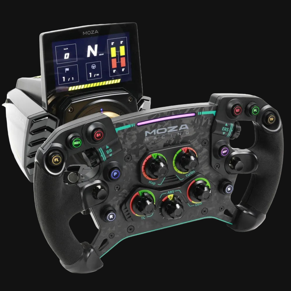 Moza Racing GS Steering Wheel V2P (Alcantara / Leather)